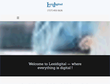 Tablet Screenshot of lexidigital.com